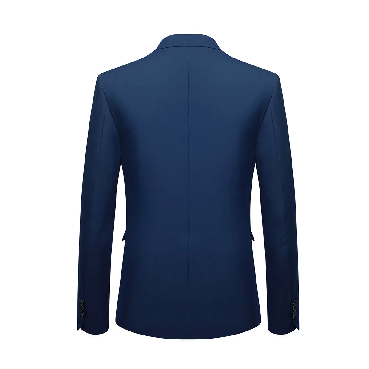 3-Piece One Button Formal Suit Classic Suit Blue