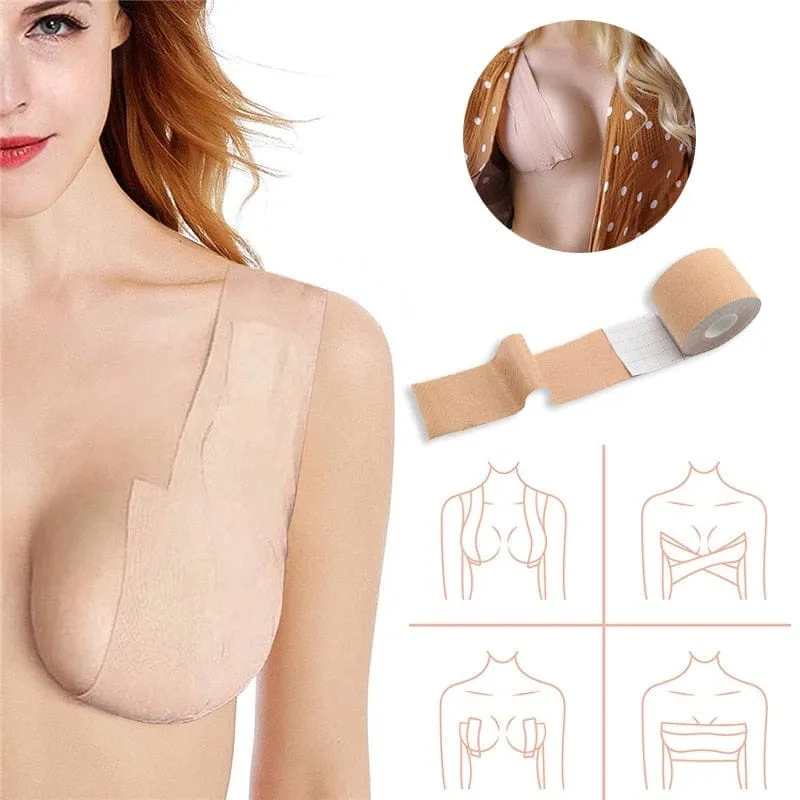 5M Body Invisible Bra Women's Boobs Tape Nipple Cover DIY Breast Lift Tape