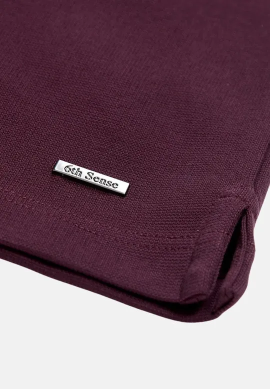 6th Sense Cloud Polo Shirt - Wine