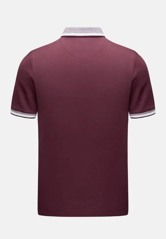 6th Sense Cloud Polo Shirt - Wine