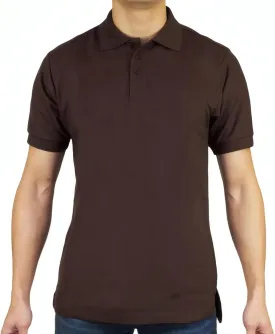 Access Men's Short Sleeve Classic Uniform Pique Polo Shirt