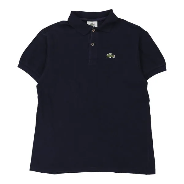 Age 14 Lacoste Polo Shirt - Medium Navy Cotton
