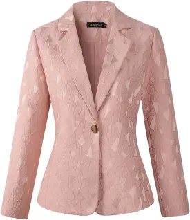 Beninos Womens 3/4 Sleeve Lightweight Office Work Suit Jacket Blazer