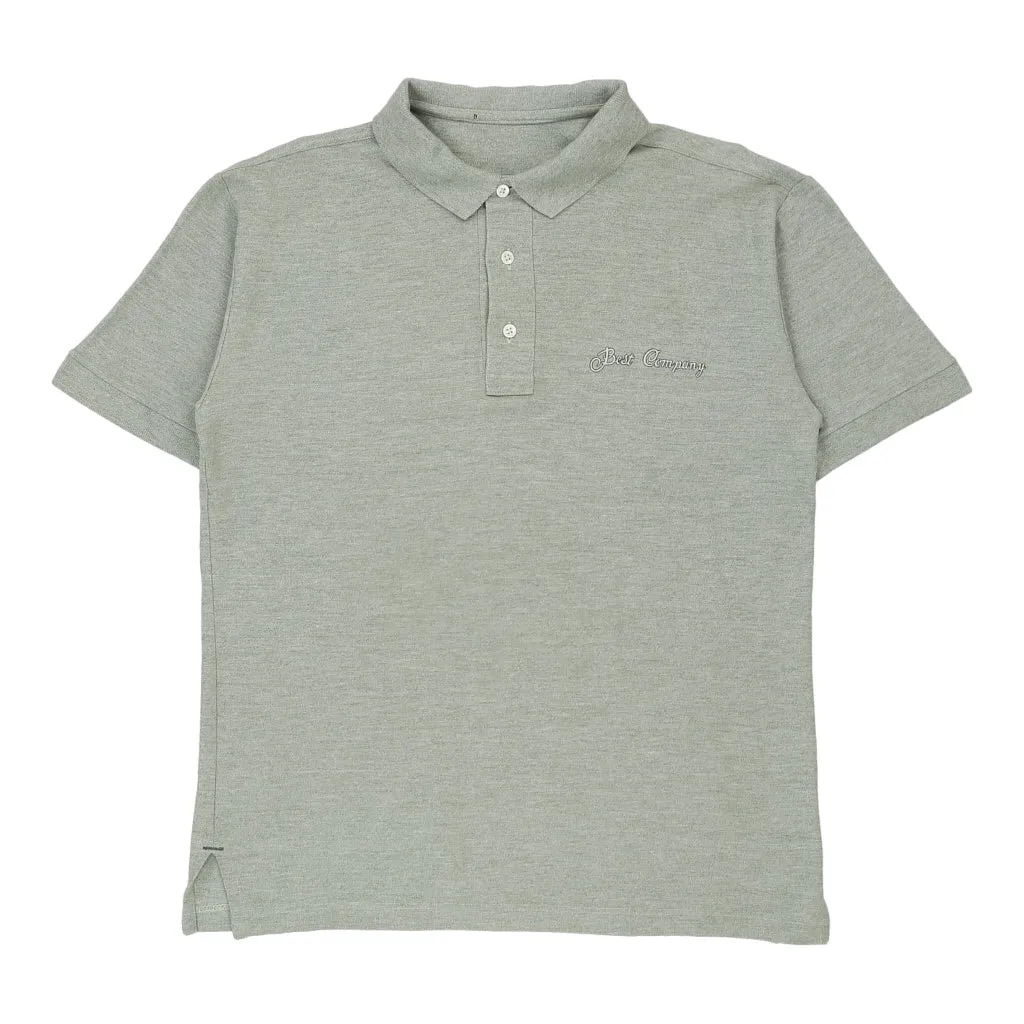 Best Company Polo Shirt - Large Green Cotton
