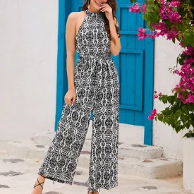 Bohemian Wide Leg Jumpsuit