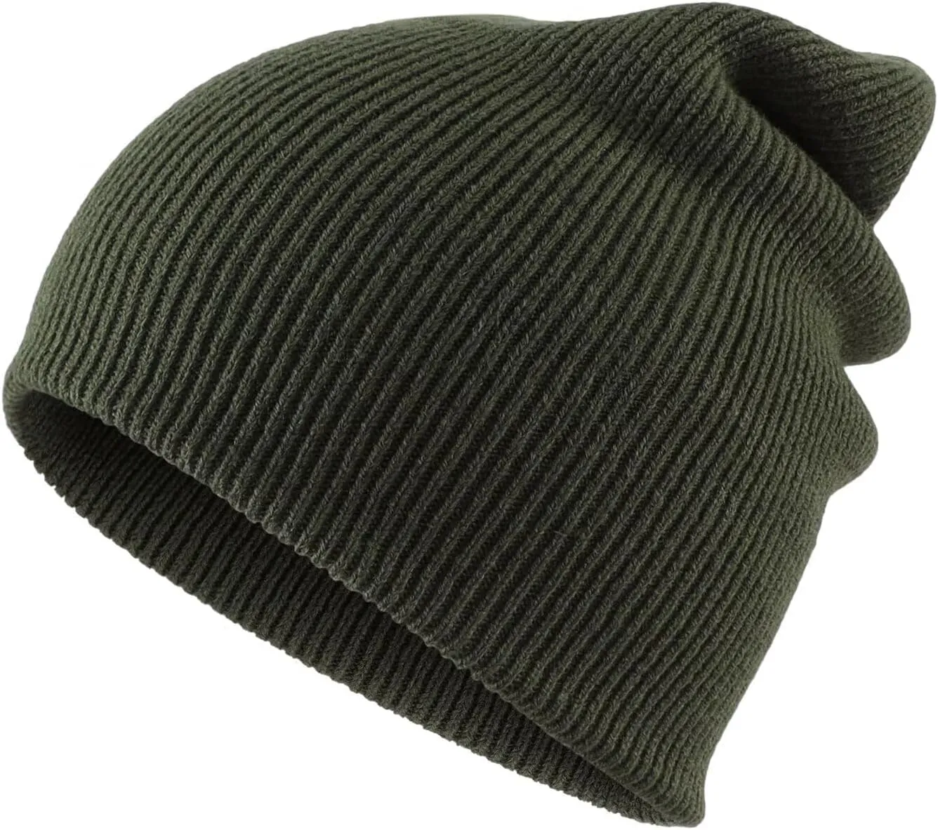 Connectyle Men's Cuffed Beanie Hat Thick Knitted Winter Hat Acrylic Warm Stocking Skull Caps