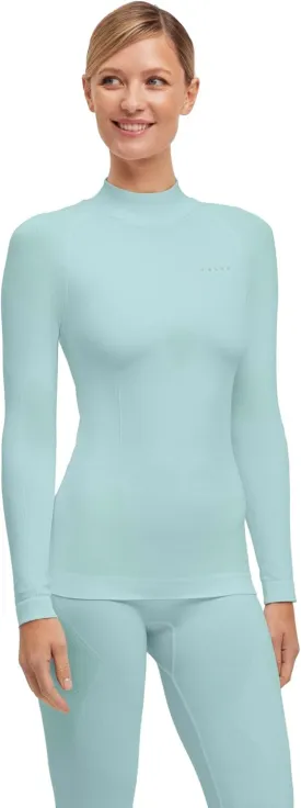 FALKE Women's Warm Mock Neck Base Layer Top, 1 Piece