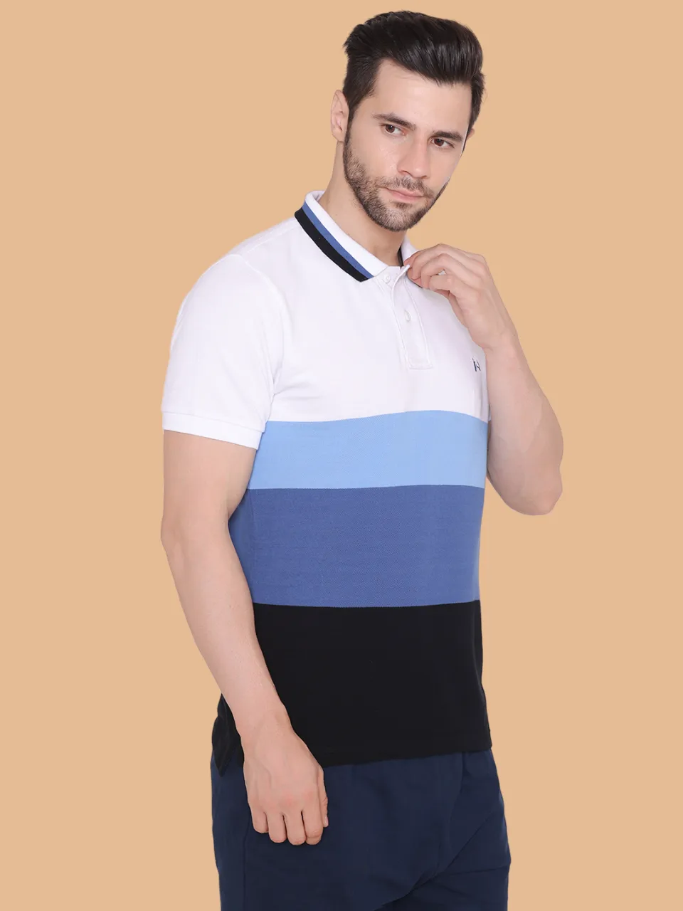 Flawless Organic Orient Men Polo T-Shirt | OCEAN