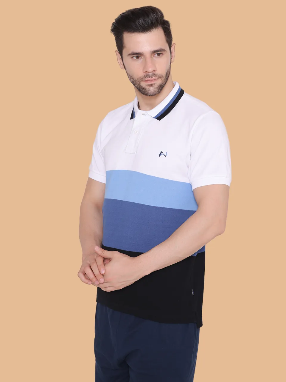 Flawless Organic Orient Men Polo T-Shirt | OCEAN