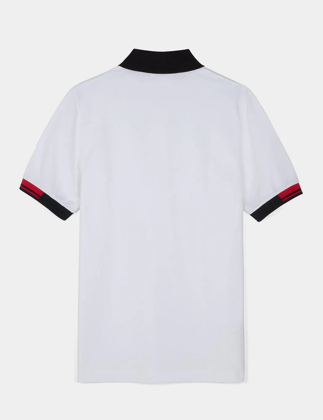 Fred Perry x Raf Simons Tipped Cuff Pique Shirt - White