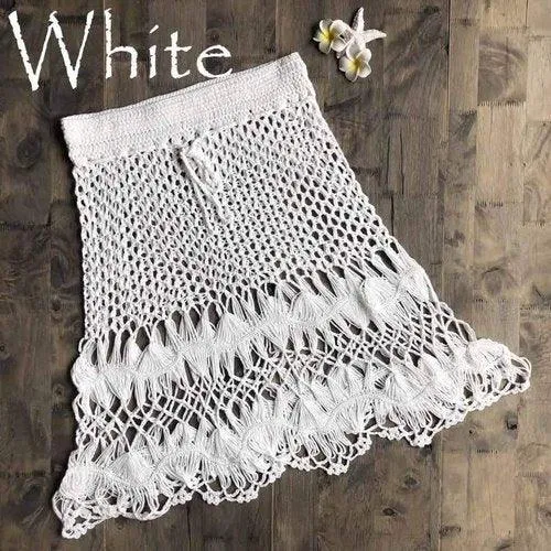 Handmade Crochet Mini Knitted Skirt