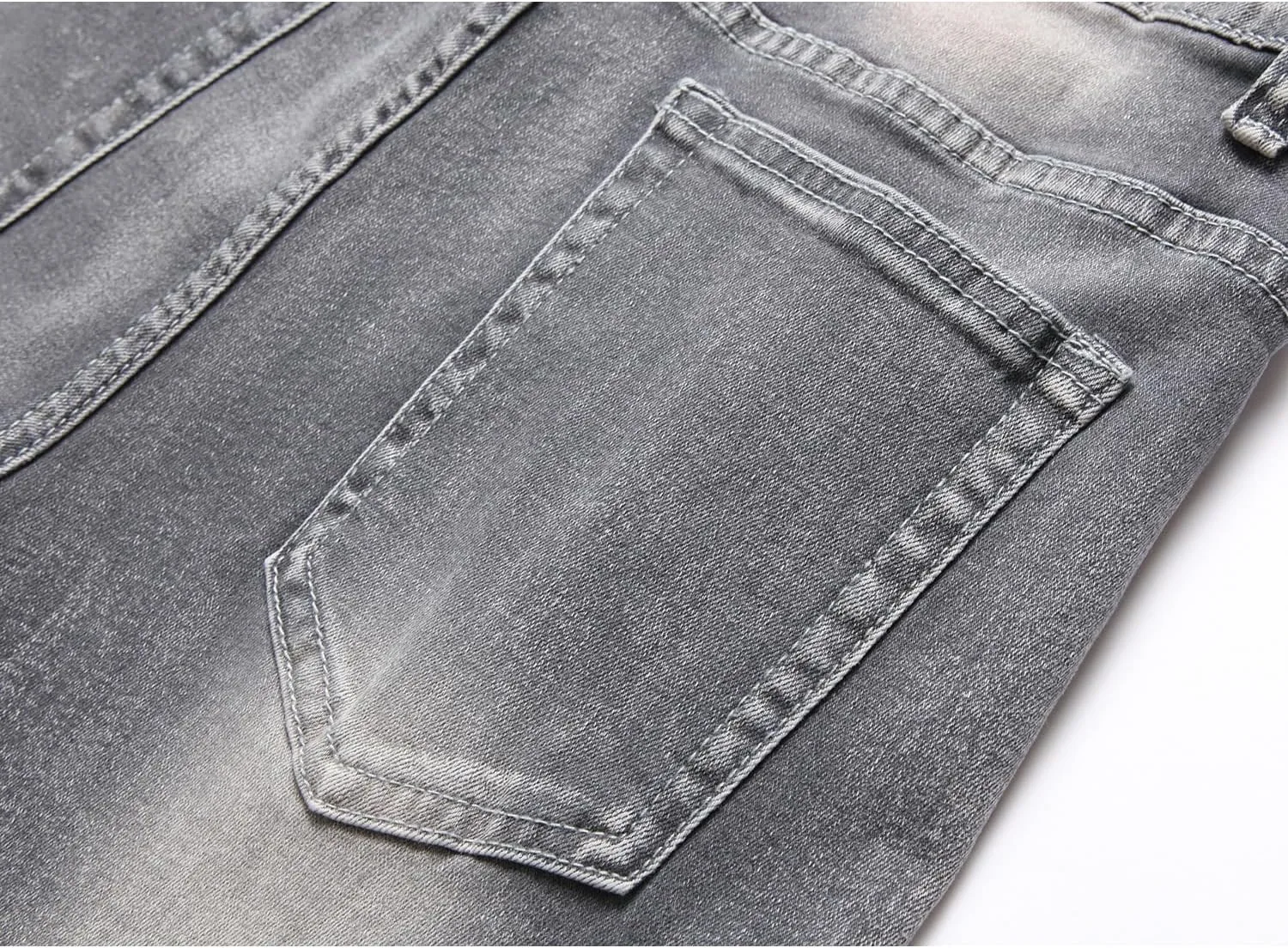 Jeans for Men Stretch Slim Fit Denim Comfort Flex Waist Colored Pants Strechy Regular Fit Tapered Leg