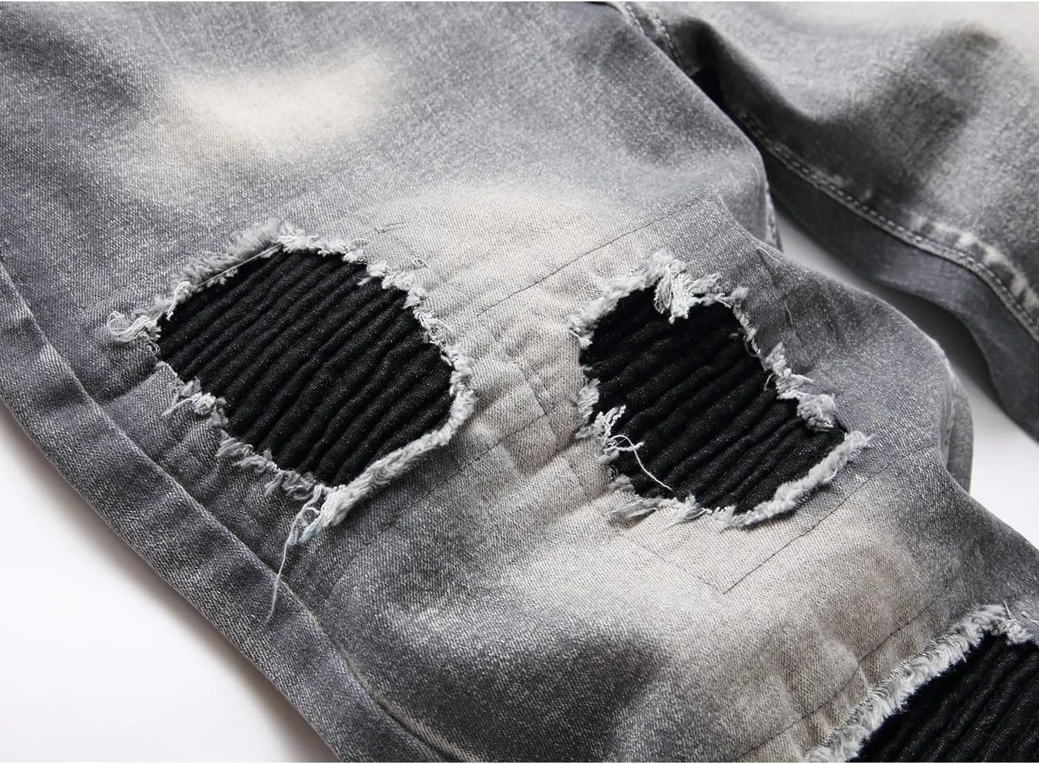 Jeans for Men Stretch Slim Fit Denim Comfort Flex Waist Colored Pants Strechy Regular Fit Tapered Leg