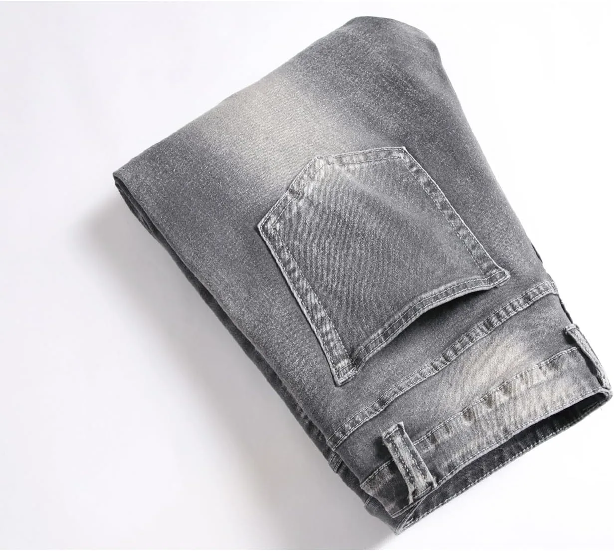 Jeans for Men Stretch Slim Fit Denim Comfort Flex Waist Colored Pants Strechy Regular Fit Tapered Leg