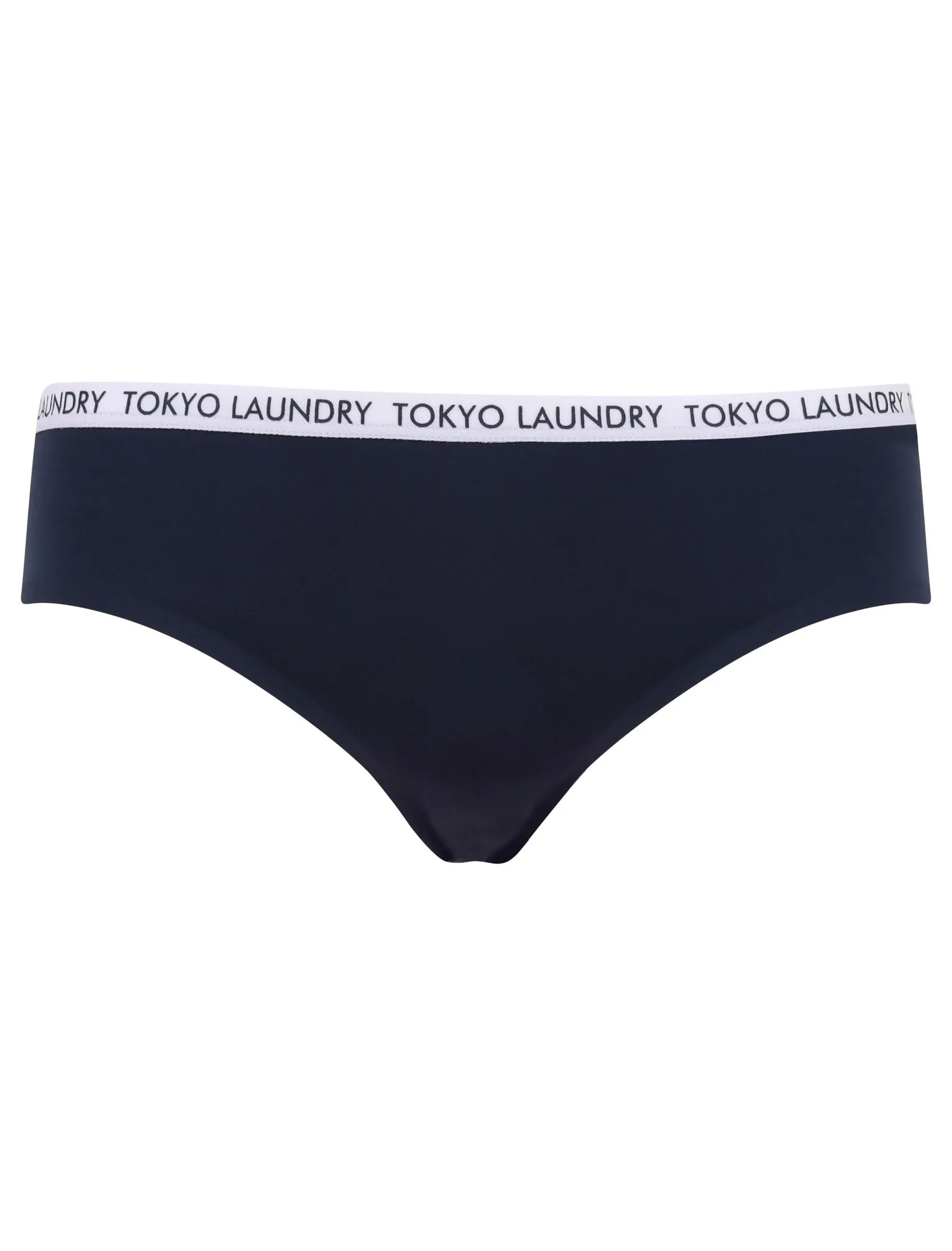 Jodie (3 Pack) Microfiber No VPL Seam Free Assorted Briefs In Nine Iron / Purple / Blue - Tokyo Laundry