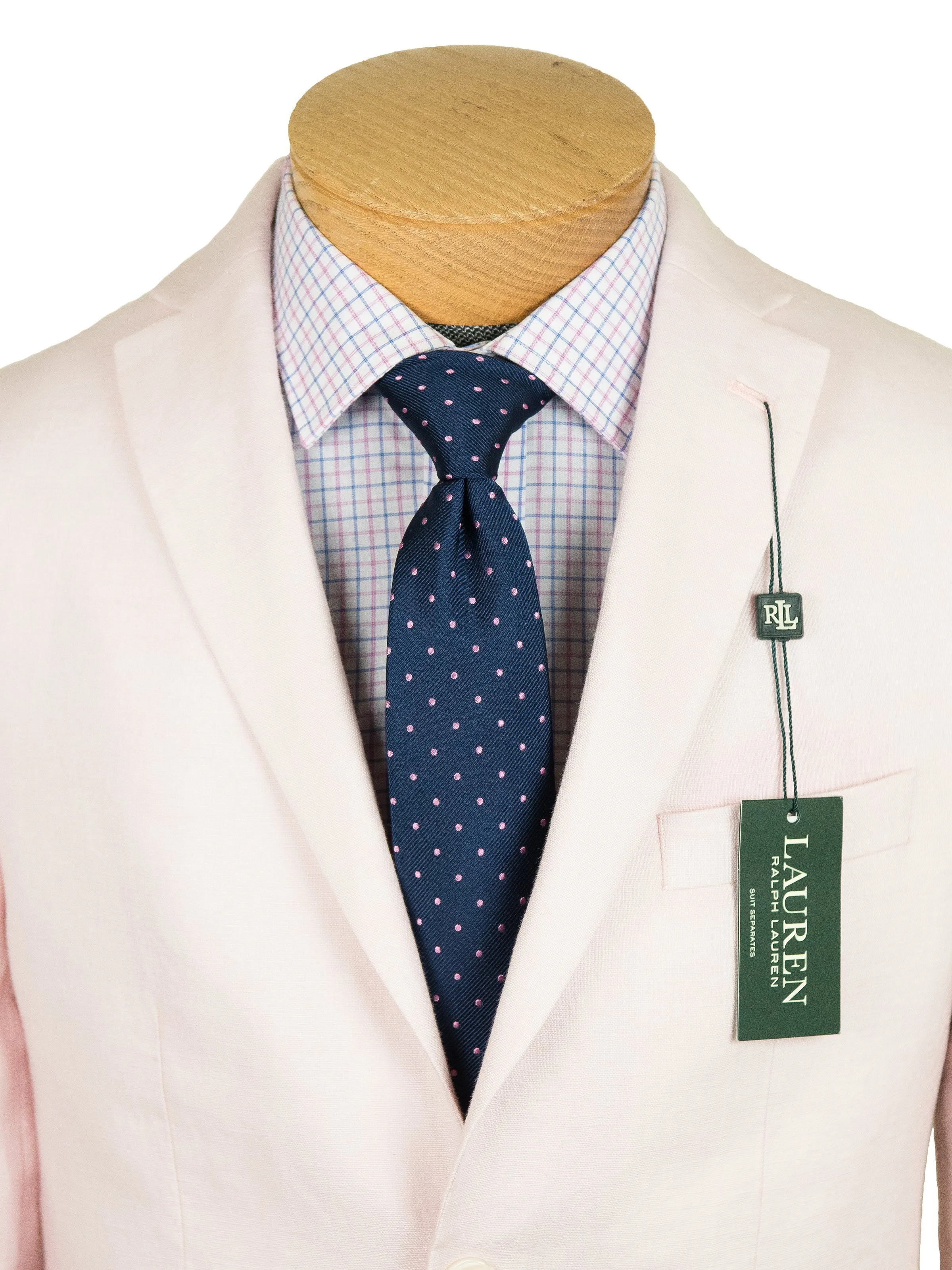 Lauren Ralph Lauren 29038 100% Linen Boy's Suit Separates Jacket - Solid - Pink