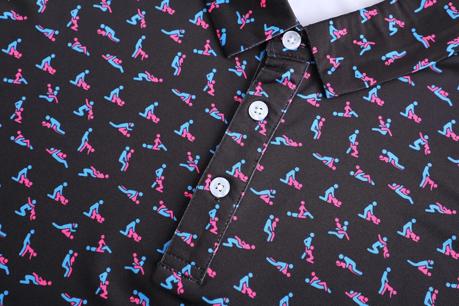 Mens Golf Polo Shirts Short Sleeve Dry Fit Performance Moisture Wicking Casual Funny Golf Polo Shirts for Men
