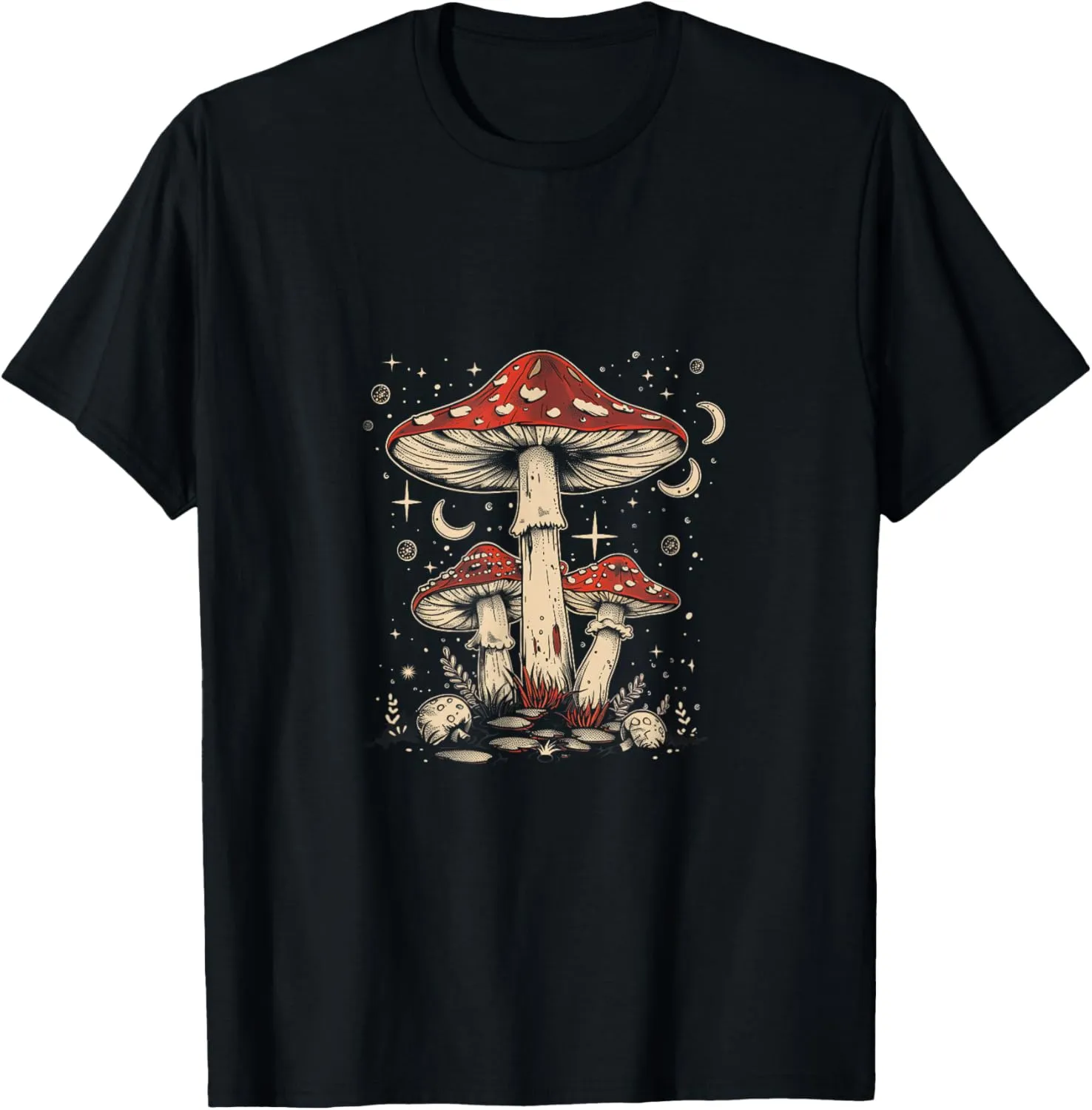 Mushroom Wonderland Nature Lovers T-Shirt