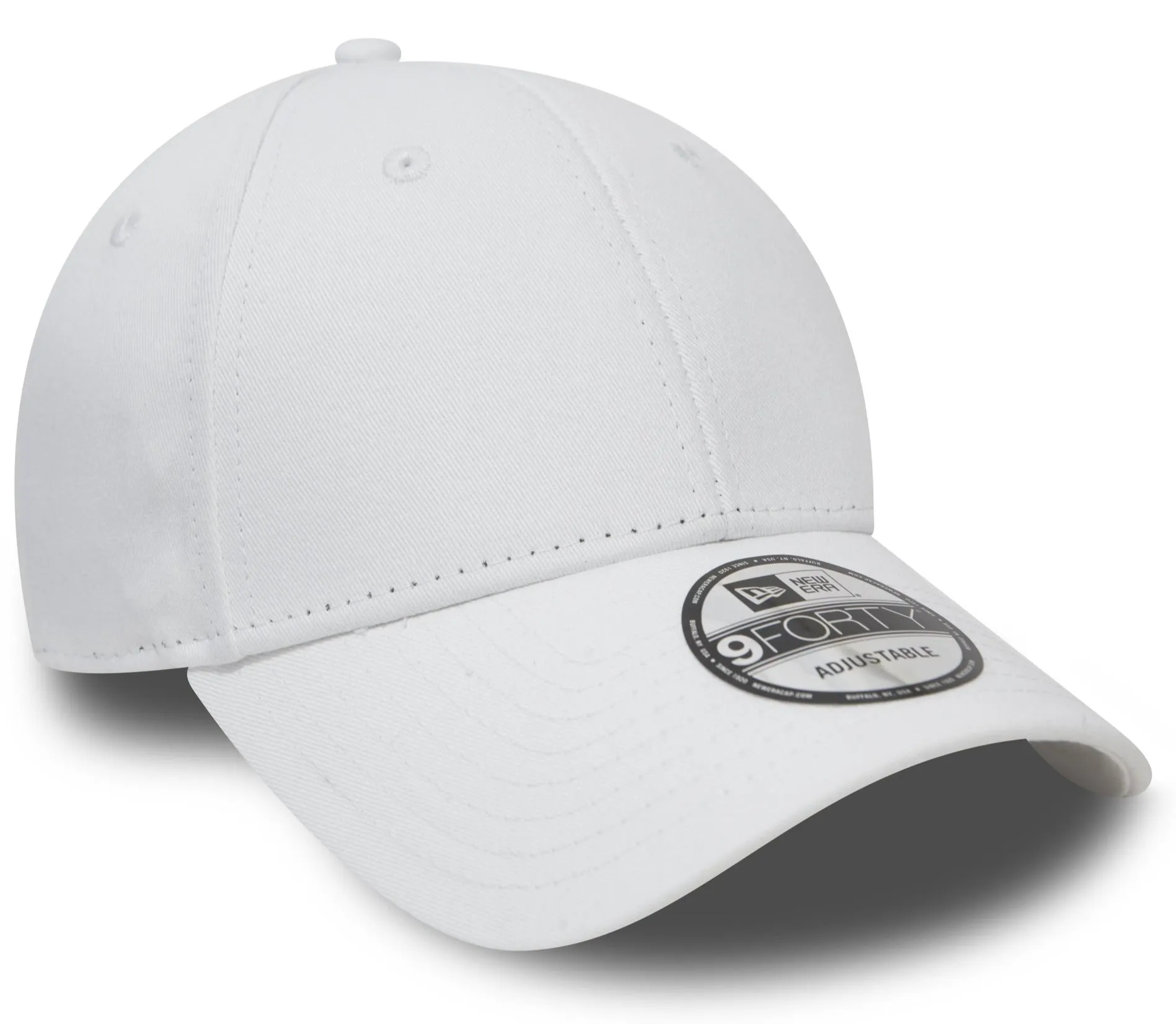 New Era 940 Basic Adjustable White Baseball Cap