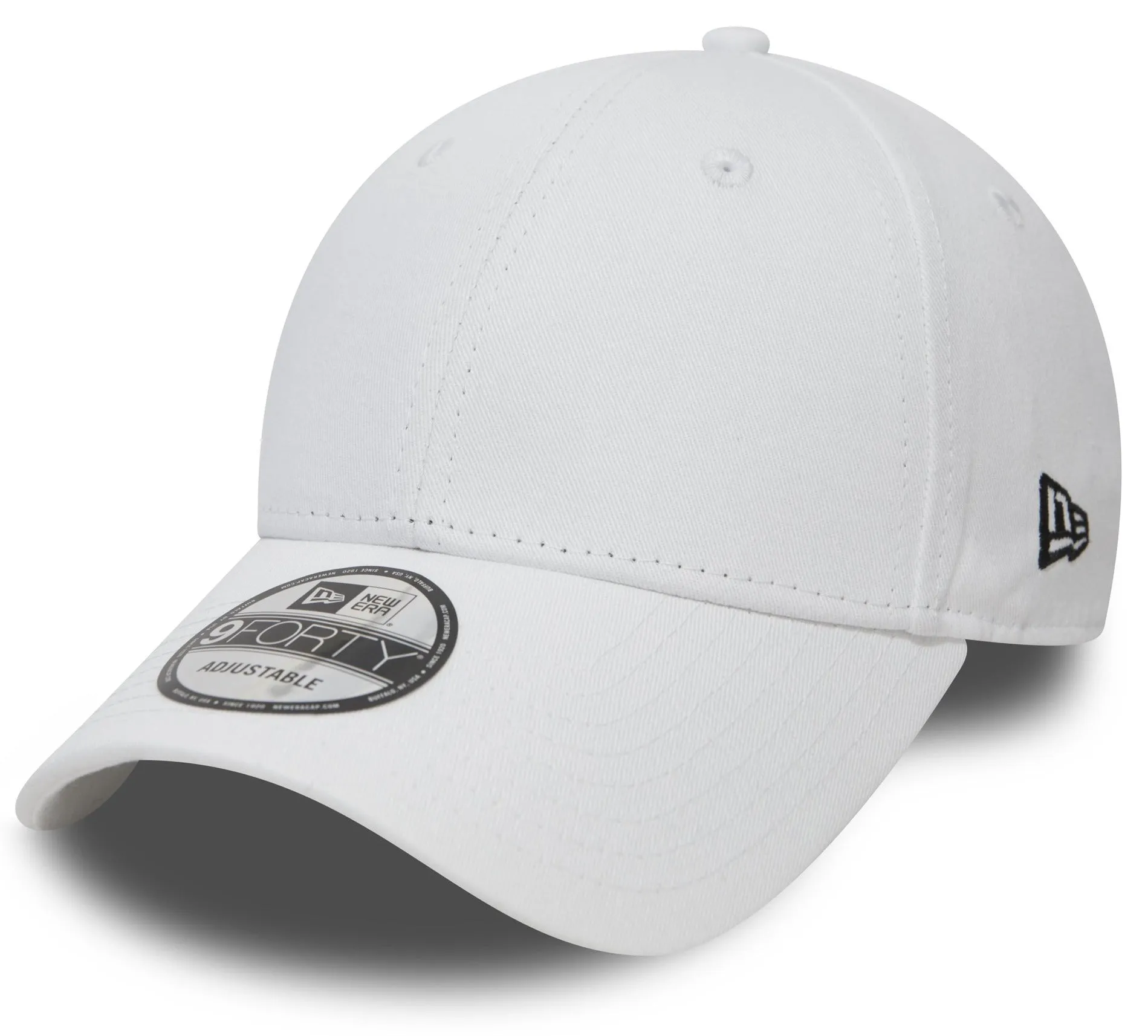 New Era 940 Basic Adjustable White Baseball Cap