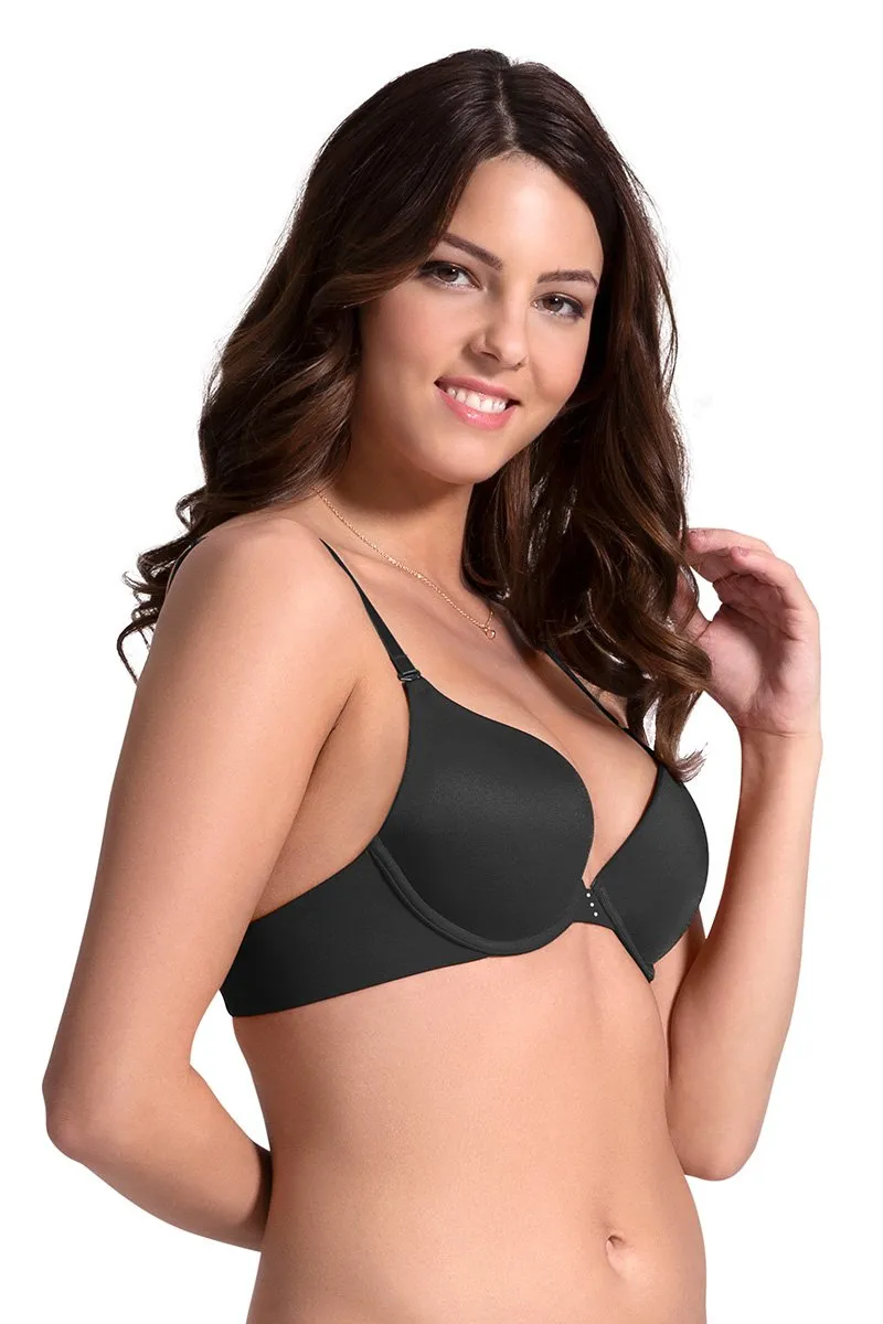Perfect Lift Padded Wired Demi Bra - Black