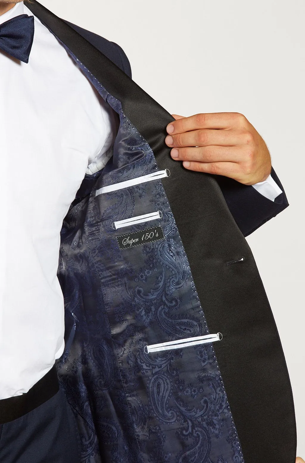 Premium Shawl Lapel Navy Tuxedo Jacket