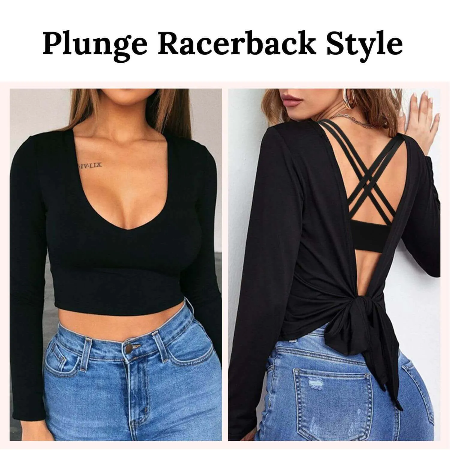 Push Up Front Closure Racerback Seamless Lift Up T-Shirt Bra