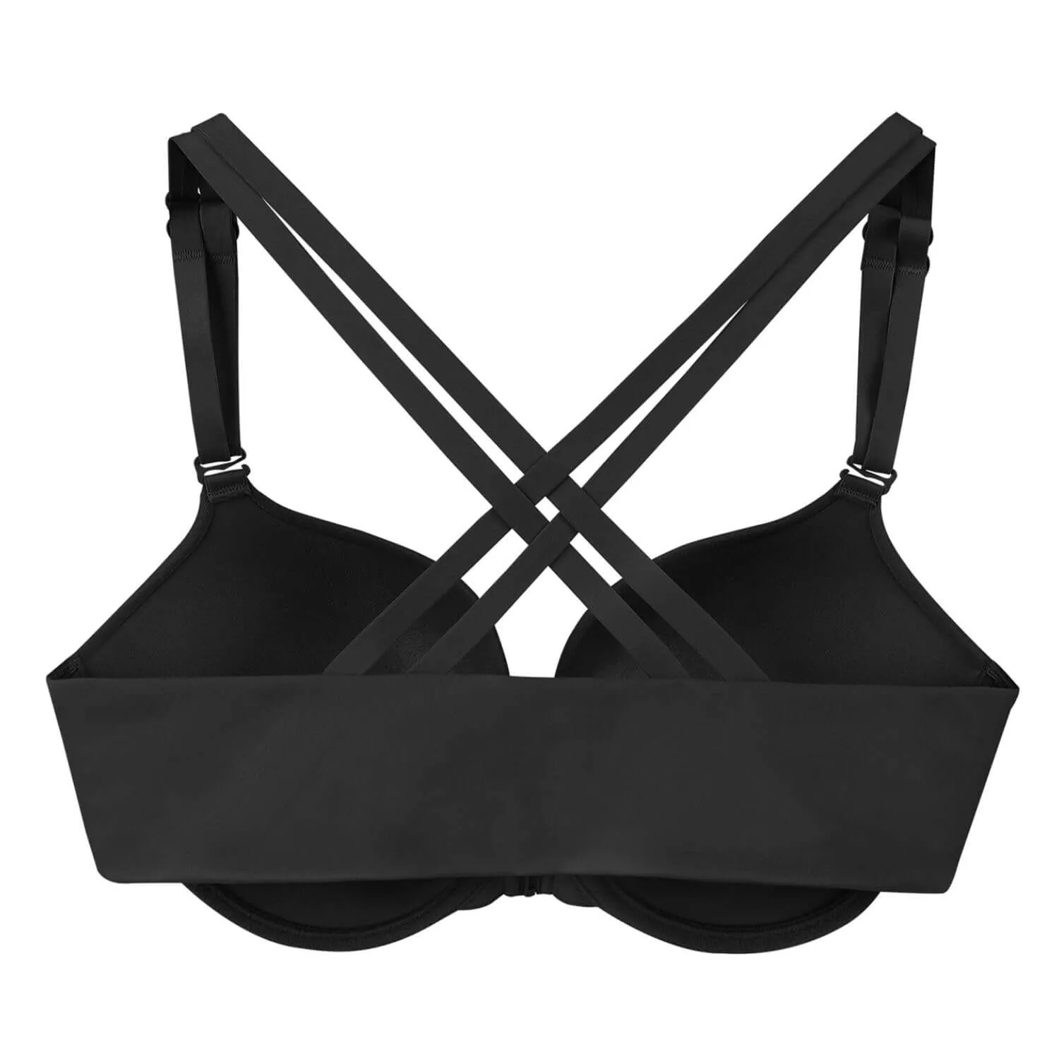 Push Up Front Closure Racerback Seamless Lift Up T-Shirt Bra