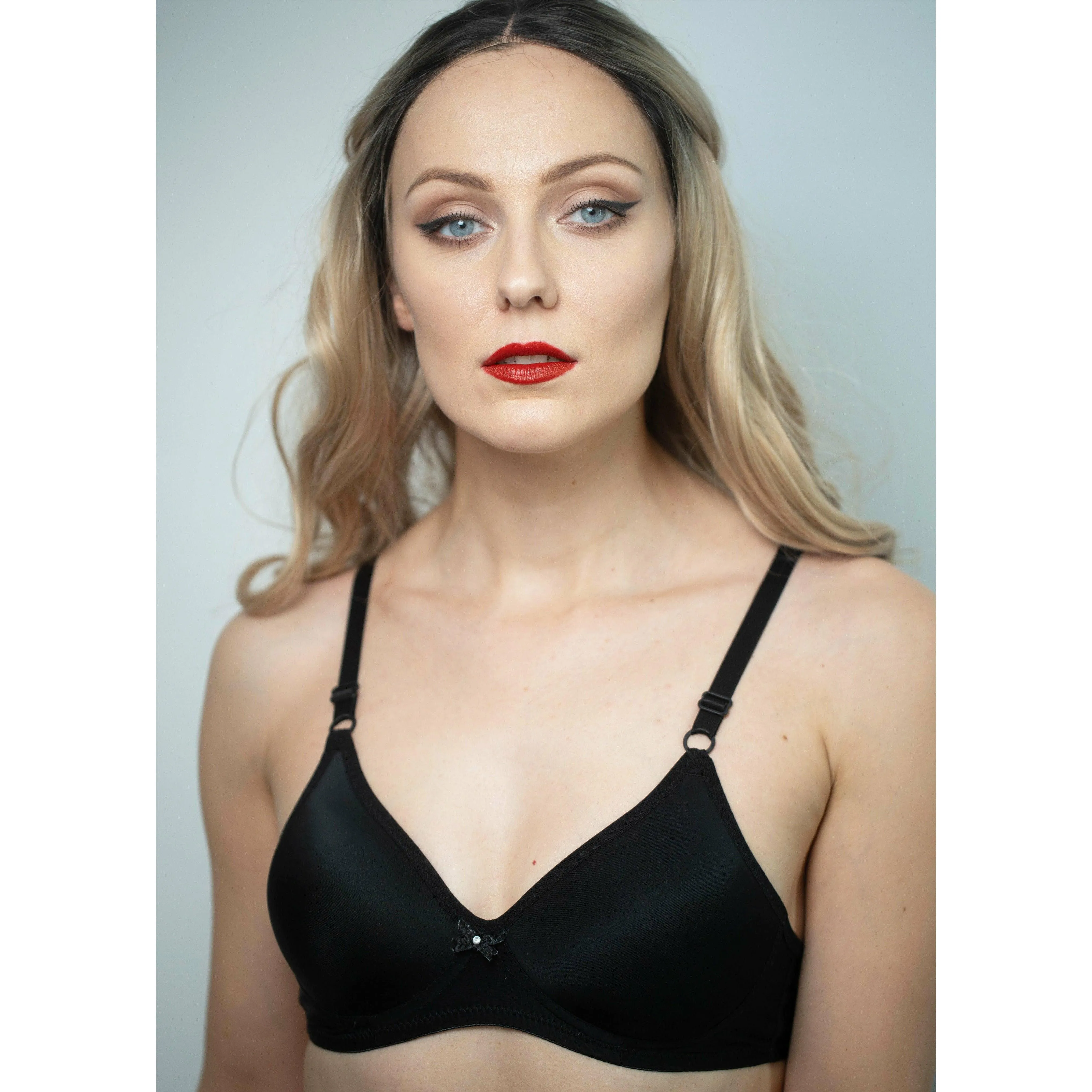 Red Clarkia - Padded Non-Wired T-Shirt Bra