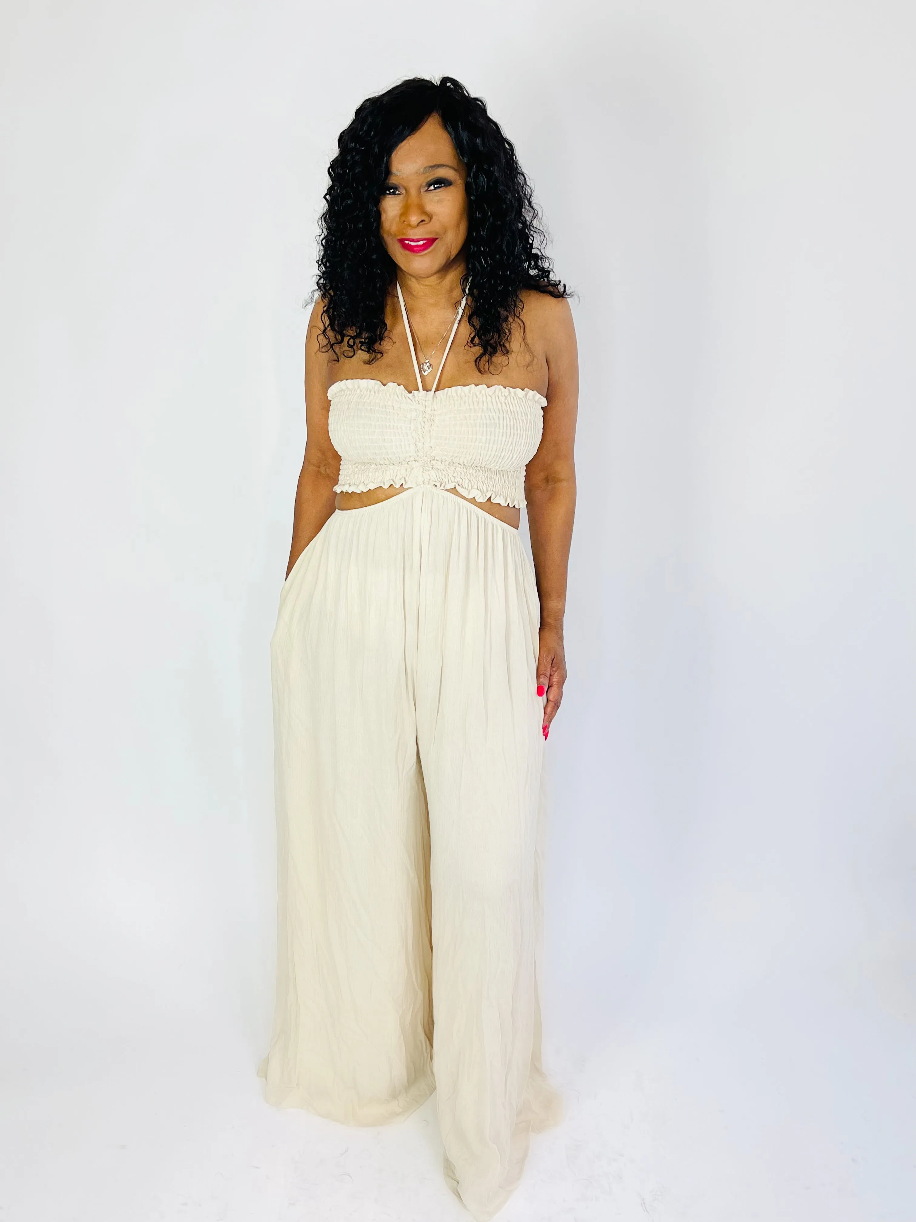 Renee Wide Leg Jumpsuit