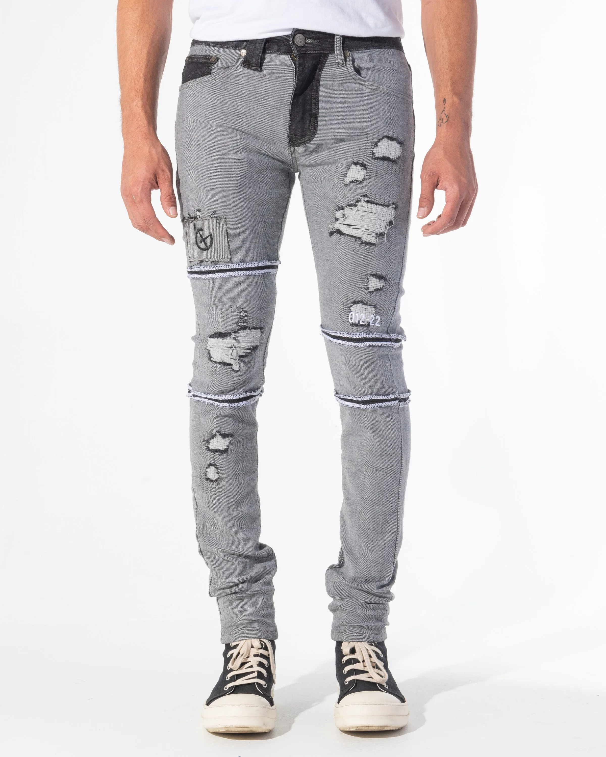 REVERSE DENIM (LIGHT BLACK)