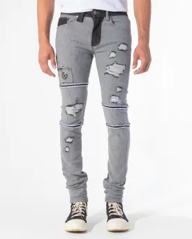 REVERSE DENIM (LIGHT BLACK)