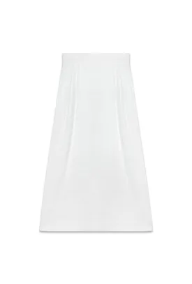 SAMPLE - Hostess Skirt - White Terry Towel