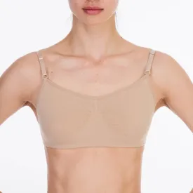 Silky Ladies Seamless Clear Back Bra With Adjustable Straps