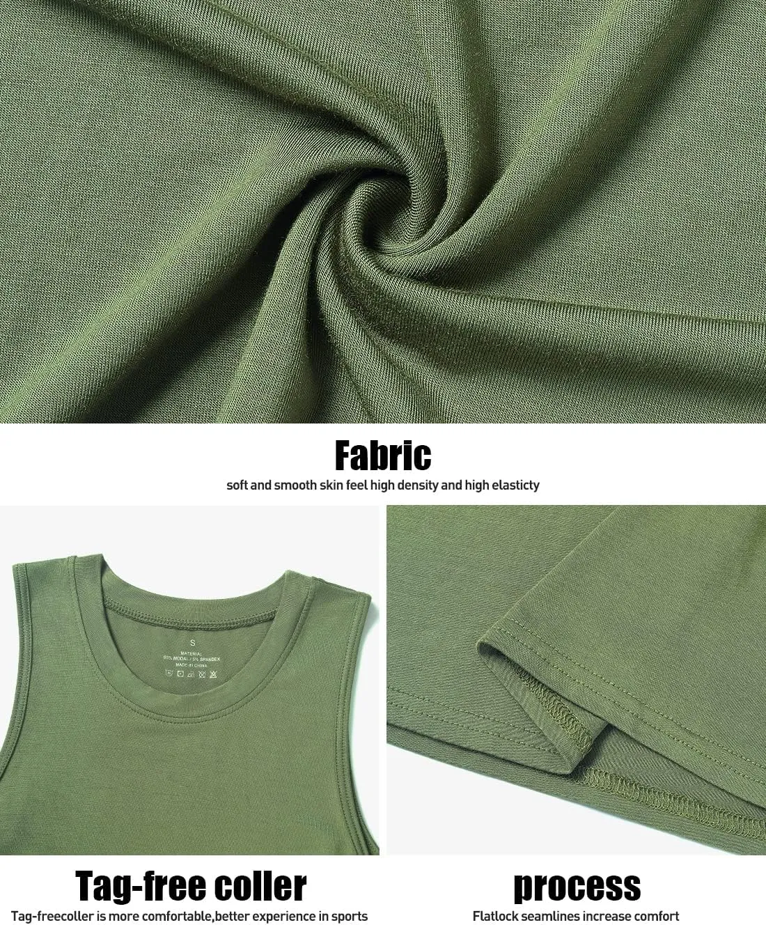 Star Vibe High Neck Flowy Crop Tank for Women Yoga Cropped Tank Tops Basic Sleeveless Athletic Workout Undershirt 4 Pack