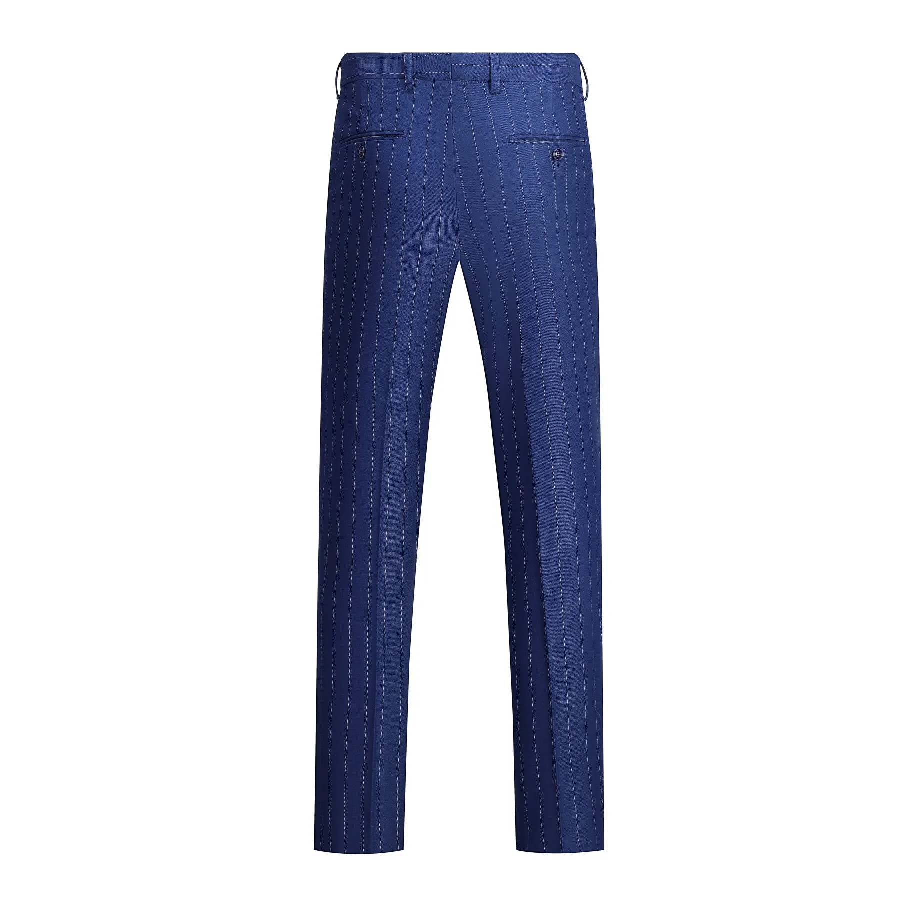 Three Piece Nagaro Blue Suit Stripe Design Suit