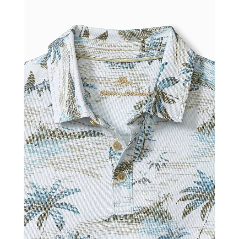 Tommy Bahama IslandZone Oceanic Oasis Polo Shirt - Sterling Blue
