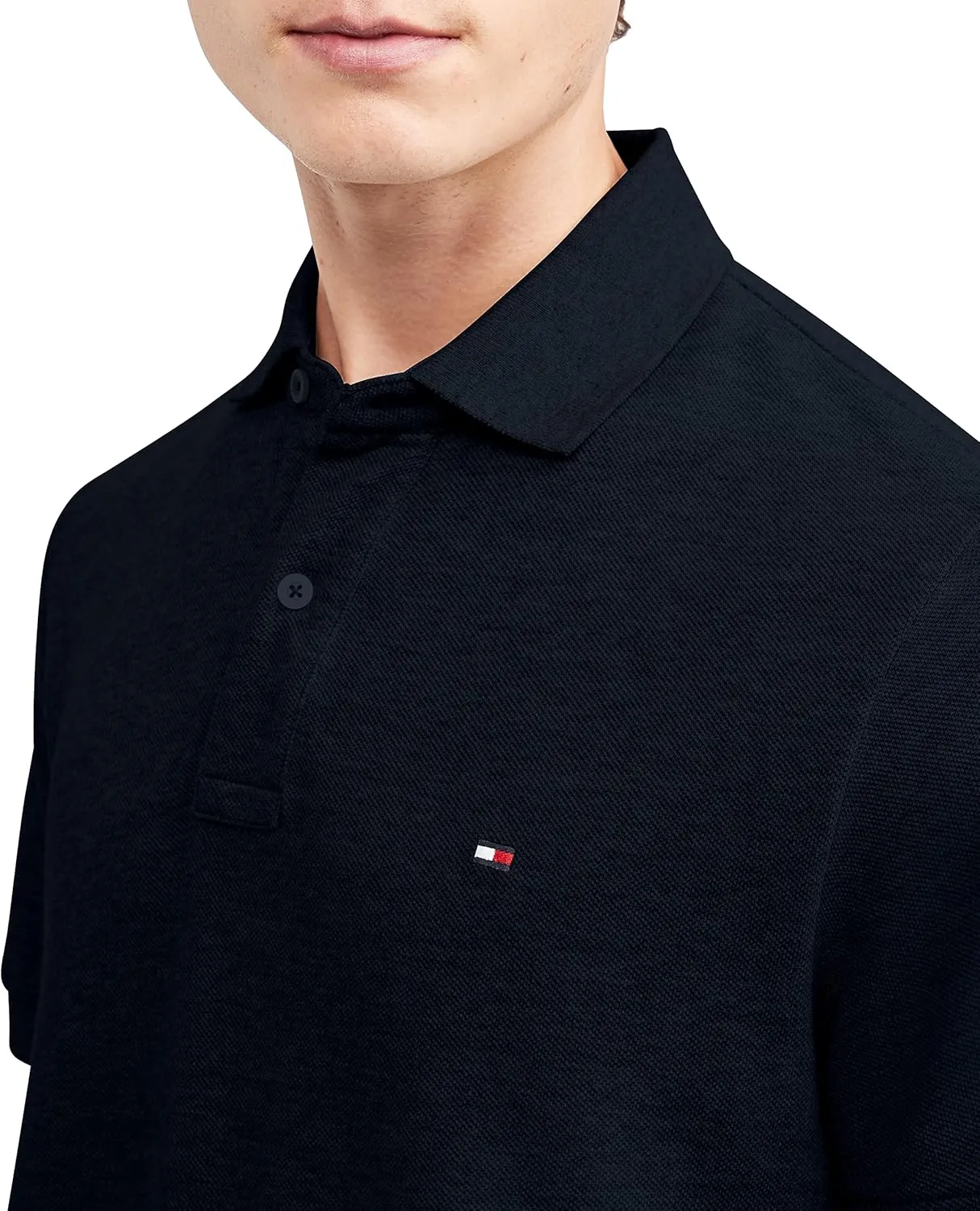 Tommy Hilfiger Men's Short Sleeve Cotton Pique Polo Shirt in Classic Fit
