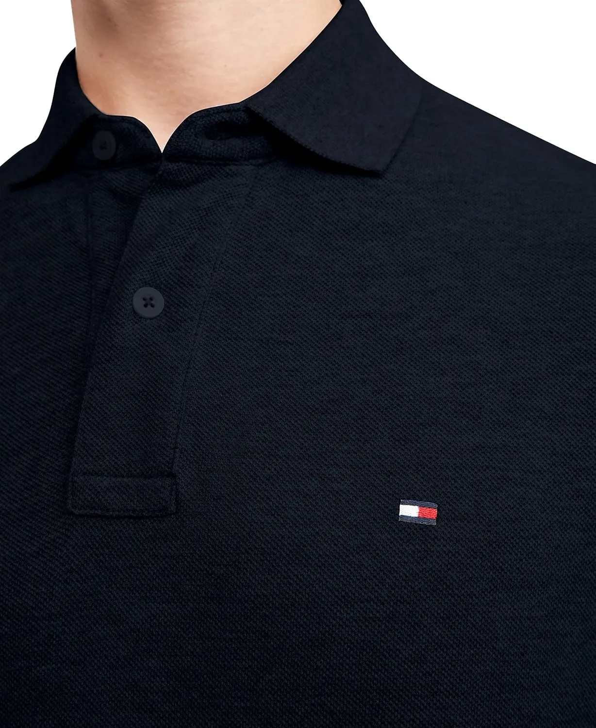 Tommy Hilfiger Men's Short Sleeve Cotton Pique Polo Shirt in Classic Fit