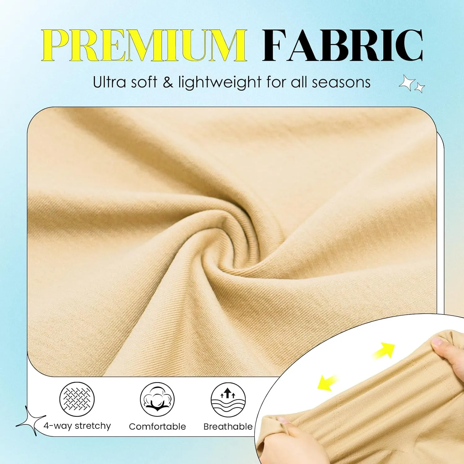 Women's Shapewear Slips for Under Dresses Tummy Control Dress Slips Body Shaper Full Slip Seamless Spaghetti Strap Cami Dress