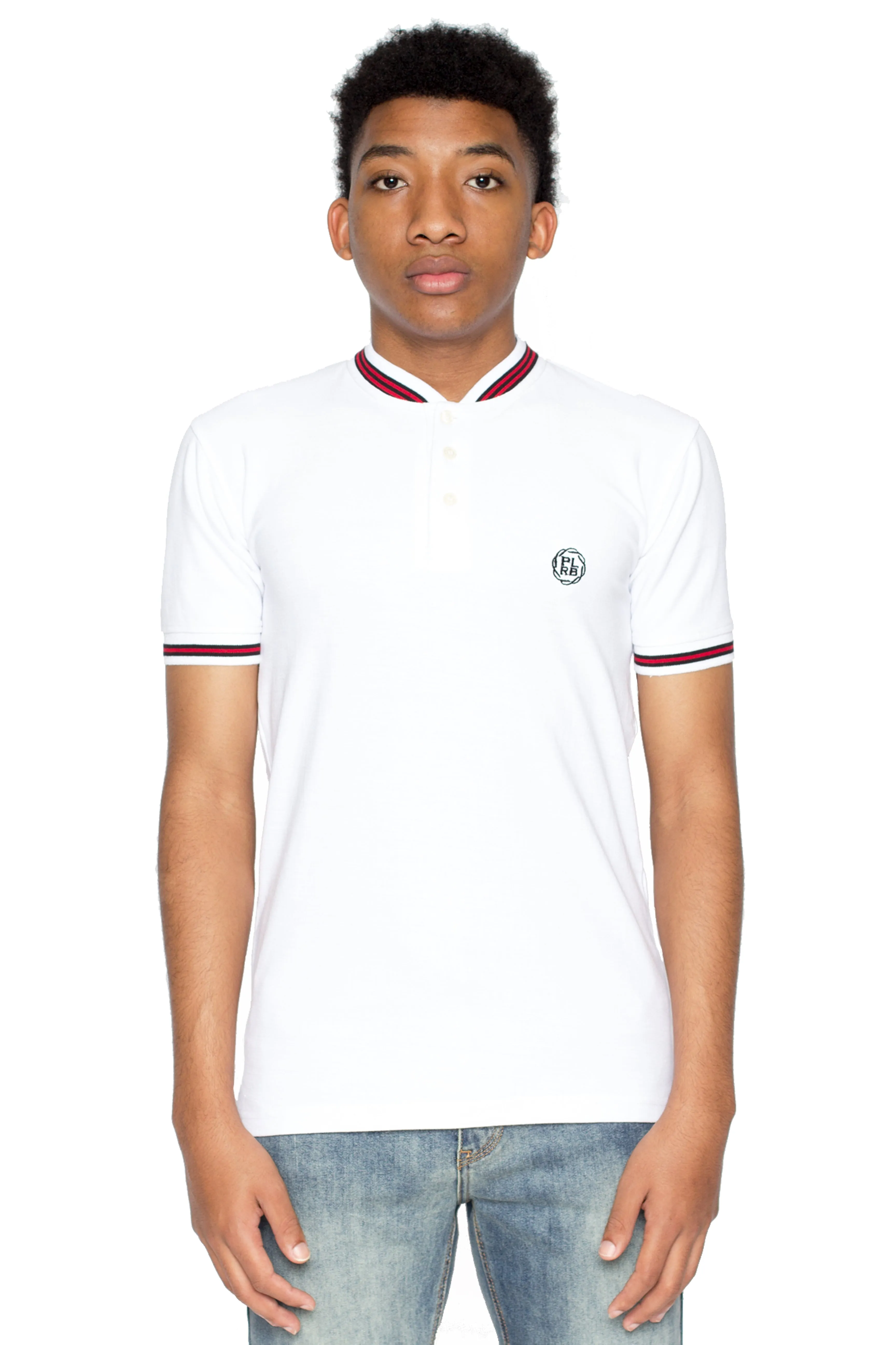 YOUNTVILLLE POLO SHIRT IN WHITE